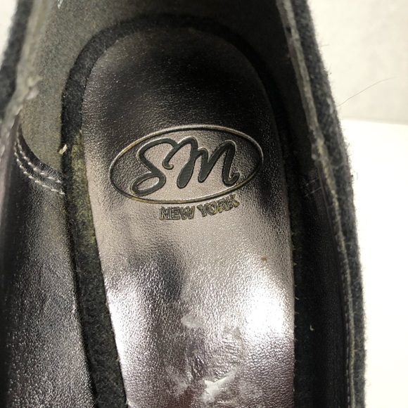 SM New York Charcoal Gray Platform Pumps Sz 8 - Picture 4 of 8